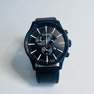Nixon Sentry Chrono SS 42 MM Black Black Black